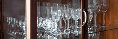 custom glass cabinet doors